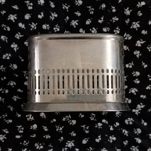 ❤️Vintage TOWLE Jack Daniels Silver Plate Whiskey Bourbon Bottle Holder Signed - Picture 2 of 4